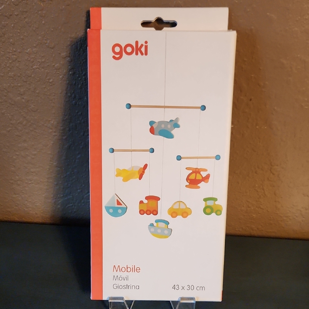 NIB Goki Mobile For Babies, Car Plane Boat